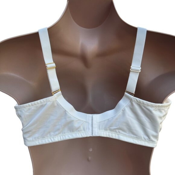 Unlined Full Coverage Underwire Bra 46DD Adjustable Straps Lace White Auden - Picture 8 of 16
